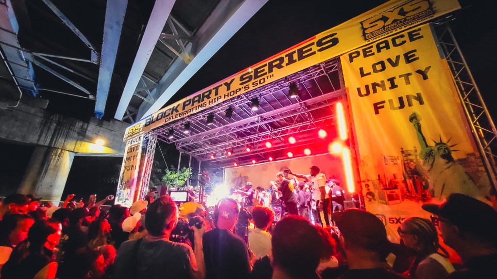 Block party for hip-hop's 50th anniversary in the South Bronx
