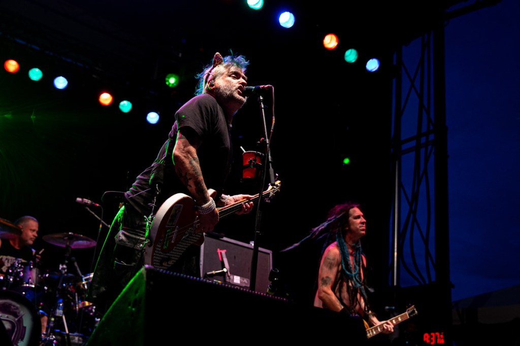 NOFX playing onstage at Downsview Park