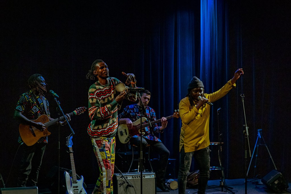 Assane Seck, Pape Ndiaye, Carlo Birri and Ilam